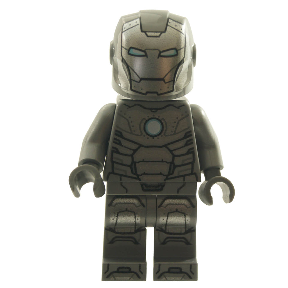 LEGO Iron Man Mark 2 Armor minifigure with trans-clear head sh0667