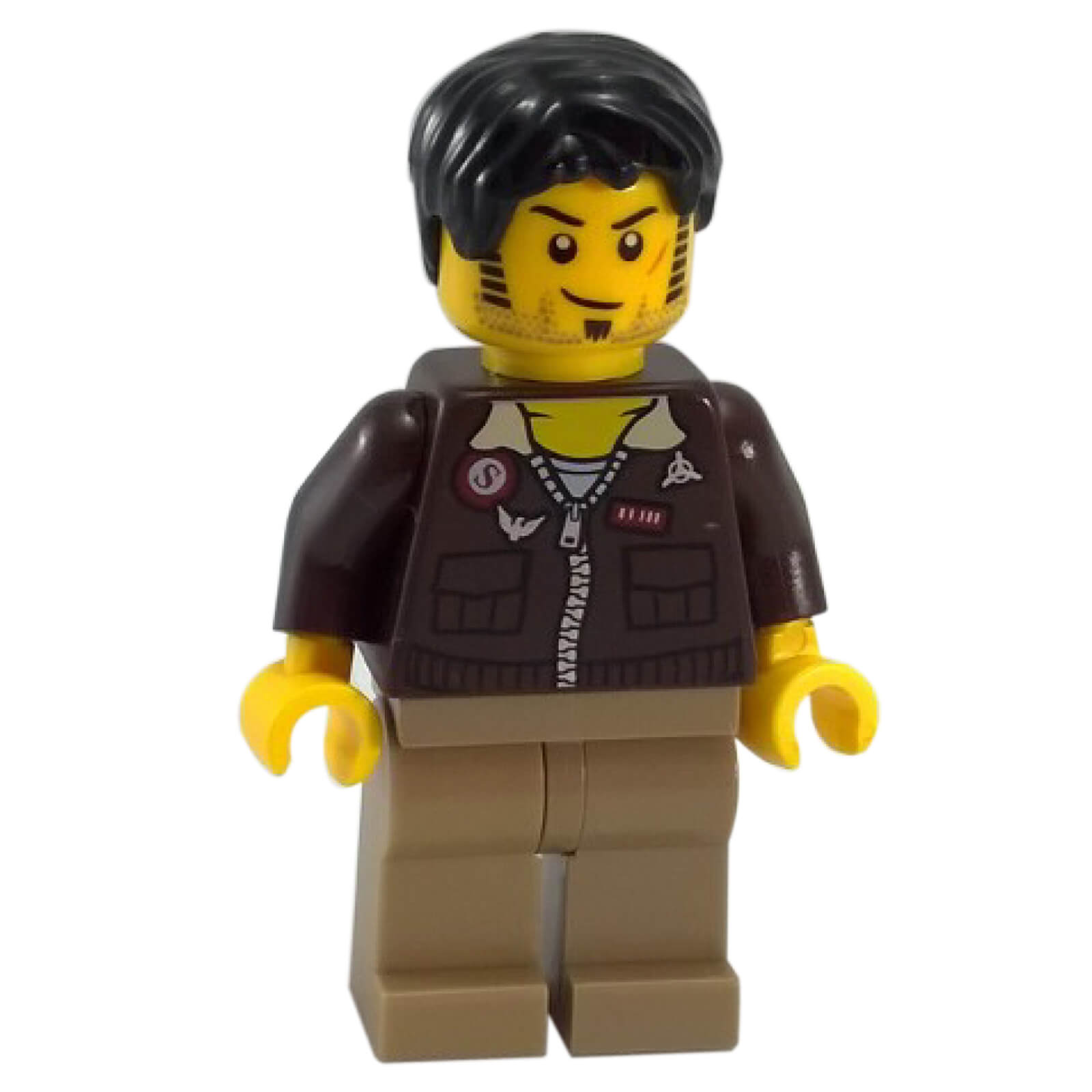 LEGO® Jake Raines Aviator Jacket minifigure from Pharaoh's Quest set 7326 Rise of the Sphinx