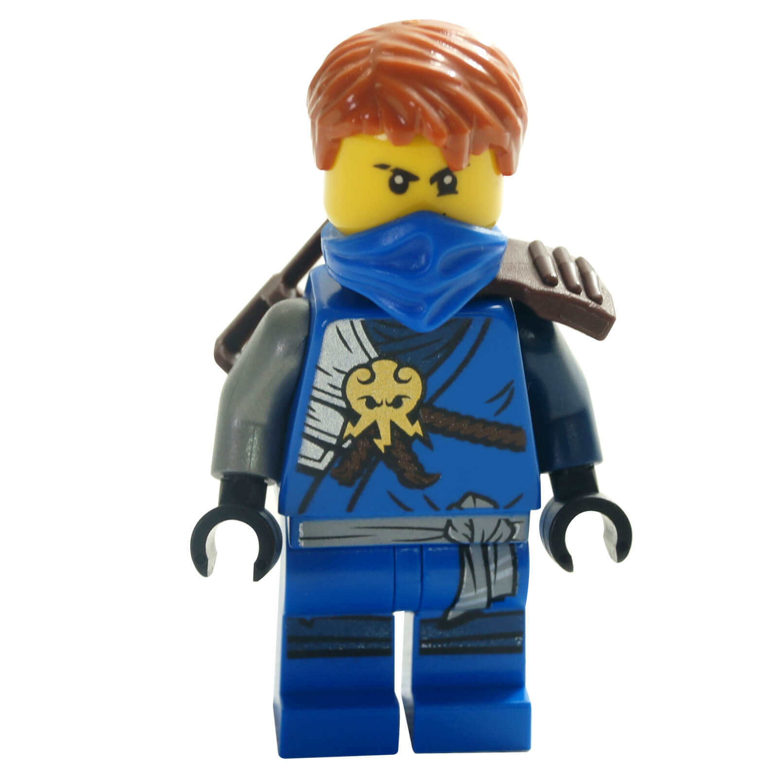 LEGO® Jay Skybound Pirate minifigure njo0192 with brown hair and blue ninja robes