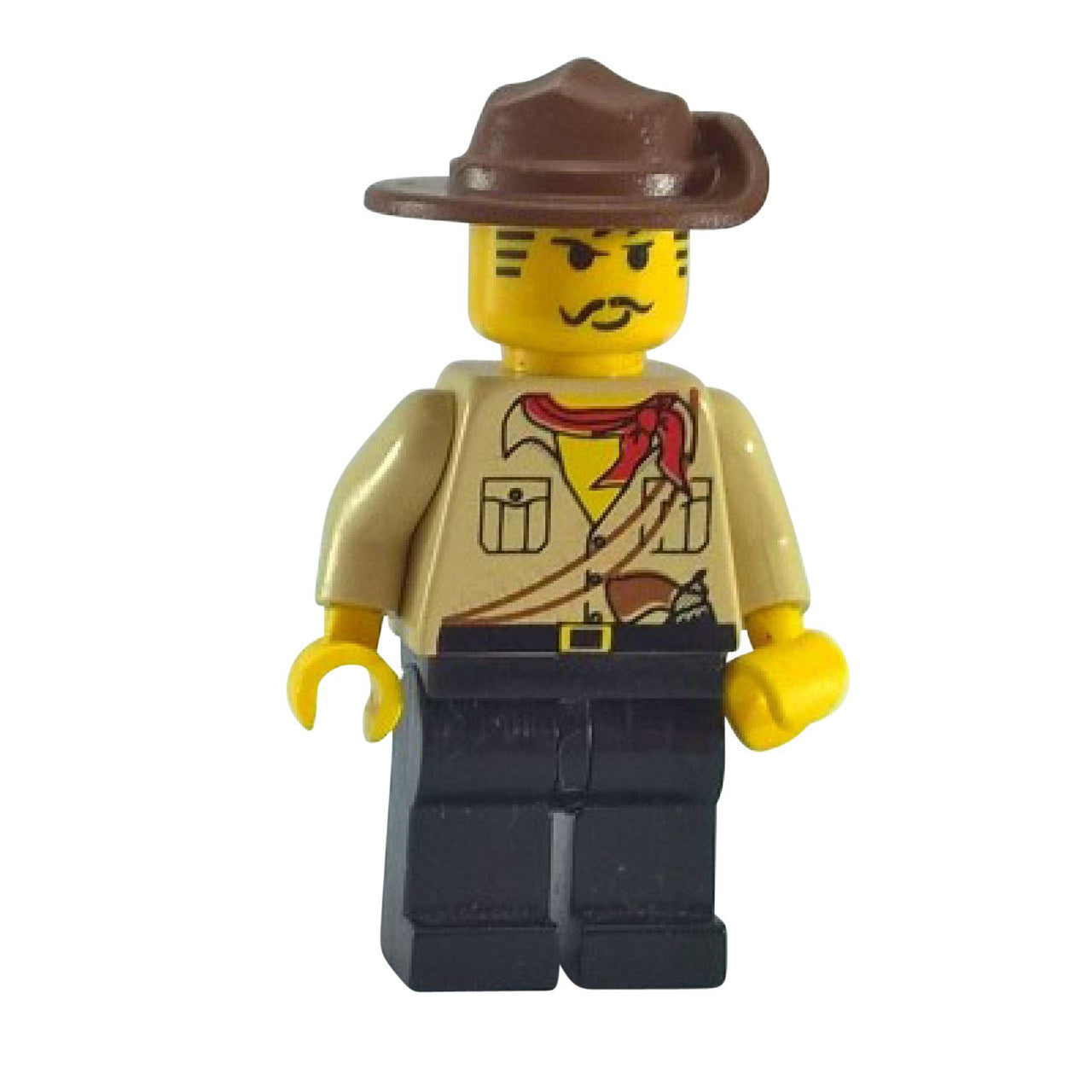 LEGO® Johnny Thunder Adventurers minifigure adv010 with safari outfit and brown hat