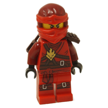 LEGO NINJAGO Kai minifigure in red Honor Robe with flame emblem and scabbard.