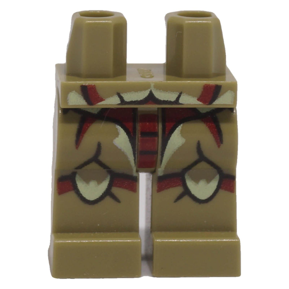 LEGO® Galaxy Squad Buggoid olive green hips and legs l970c00pb0211 with dark red stripes and exoskeleton pattern
