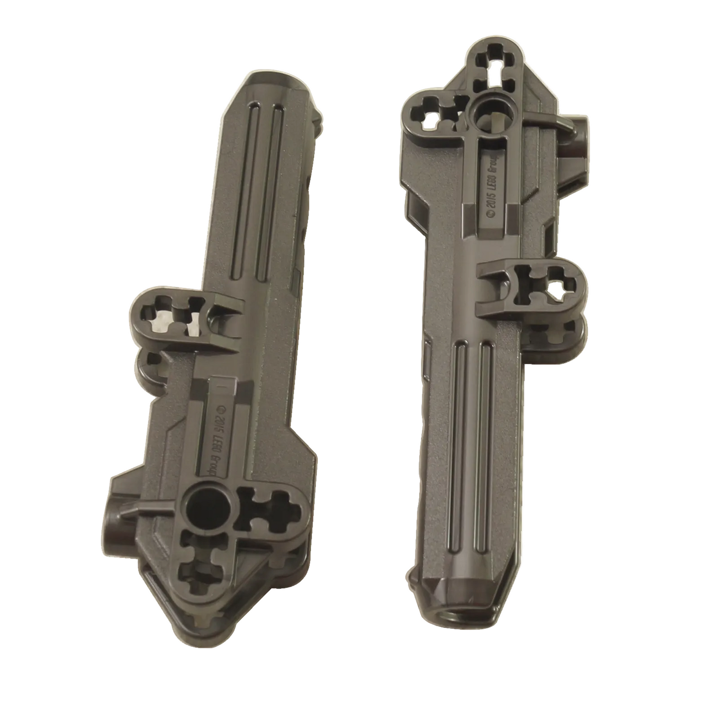 LEGO large figure weapon rifle outer shell 9L in pearl dark gray used for buildable figure weapons part 24123