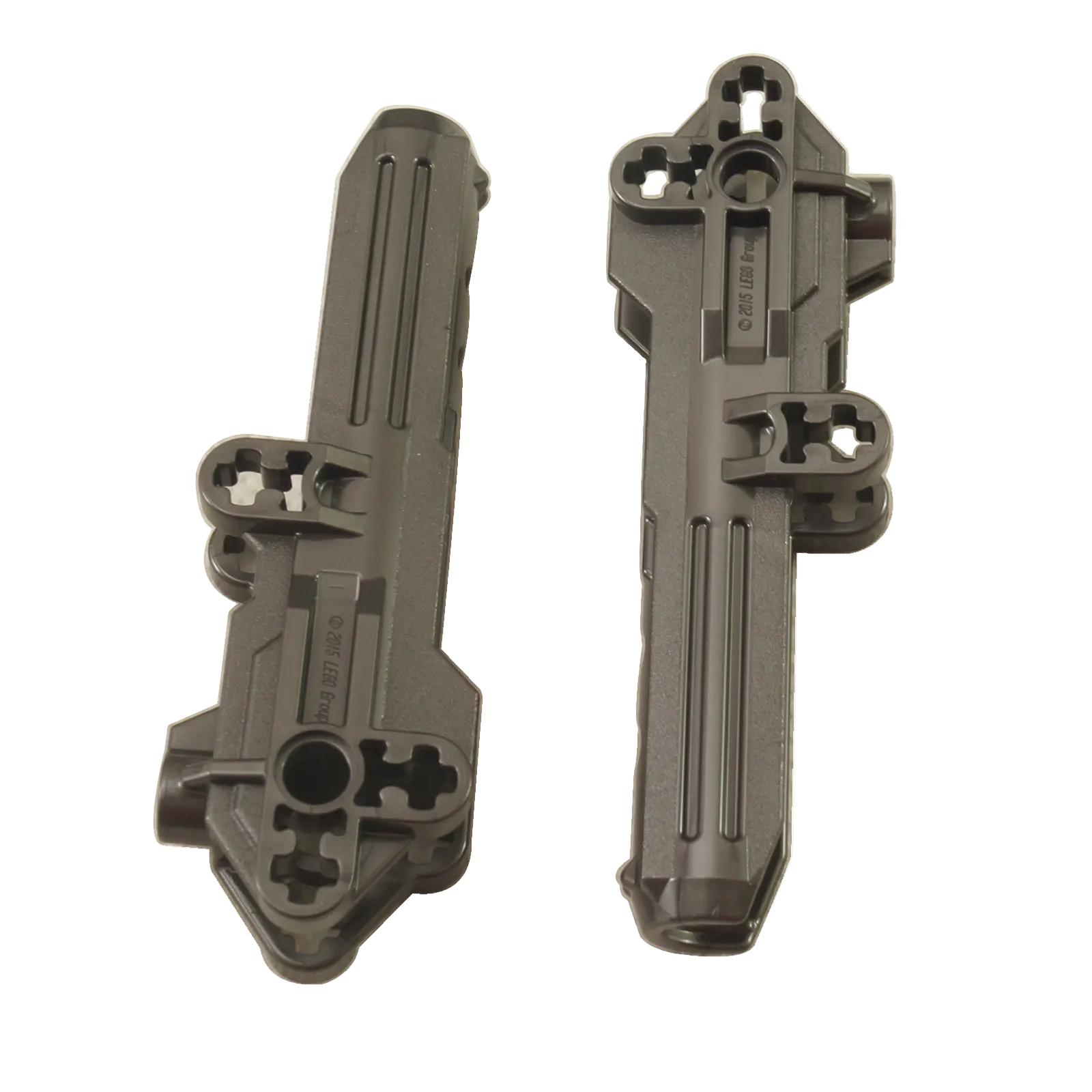 LEGO large figure weapon rifle outer shell 9L in pearl dark gray used for buildable figure weapons part 24123