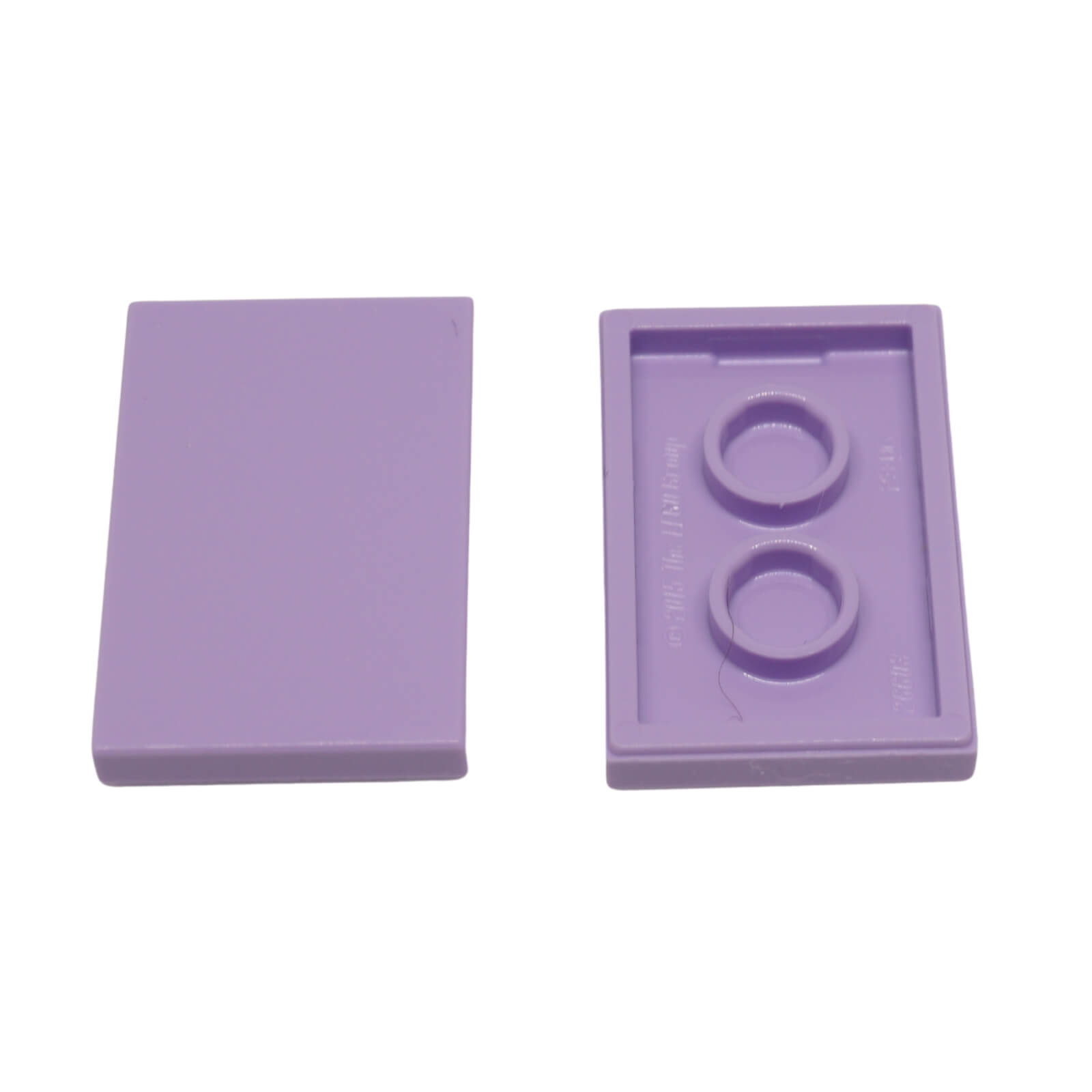 Lavender Tile 2 x 3 rectangular piece for smooth surfaces, edging, trim, and clean LEGO® builds
