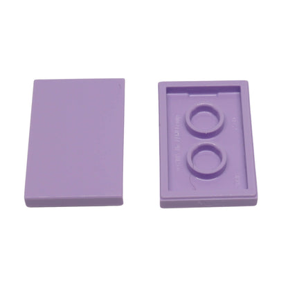 Lavender Tile 2 x 3 rectangular piece for smooth surfaces, edging, trim, and clean LEGO® builds
