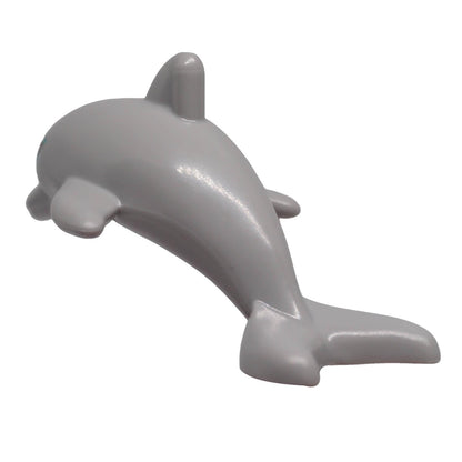 LEGO 13392pb06 grey Mini Doll style jumping dolphin back view