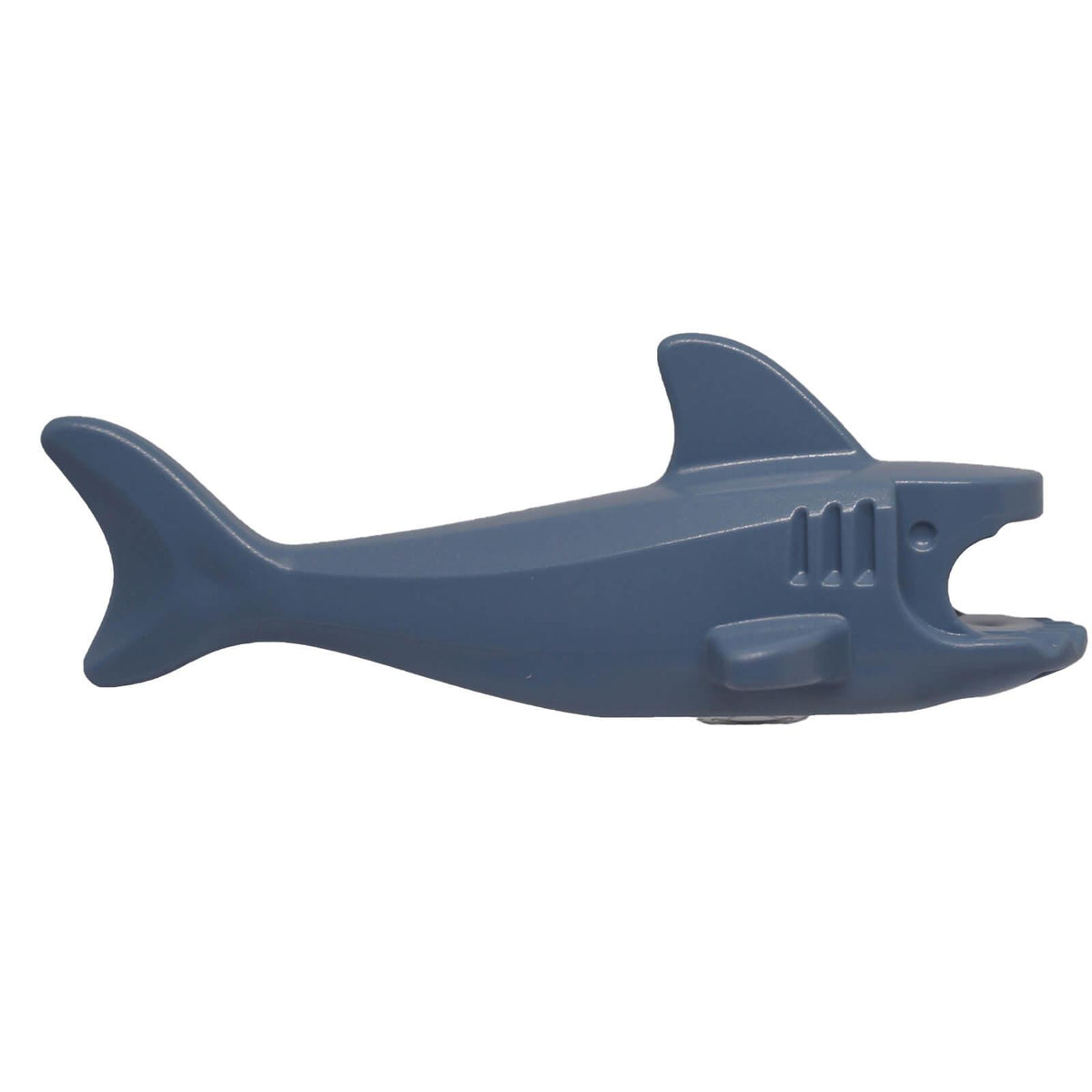 LEGO 14518 Sand Blue shark body with debossed gills side view