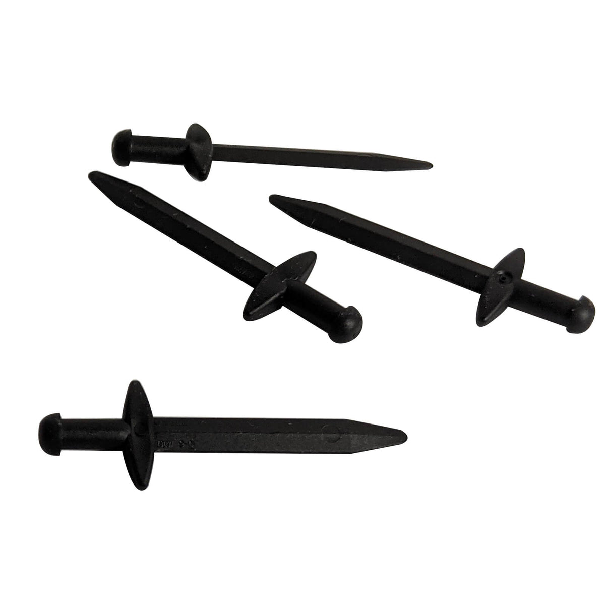 LEGO® 18031 minifigure greatsword with pointed blade and thick crossguard black
