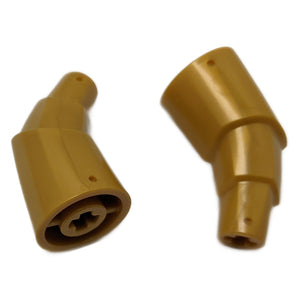 LEGO® Dragon Tail Section 2142 articulated animal part pearl gold