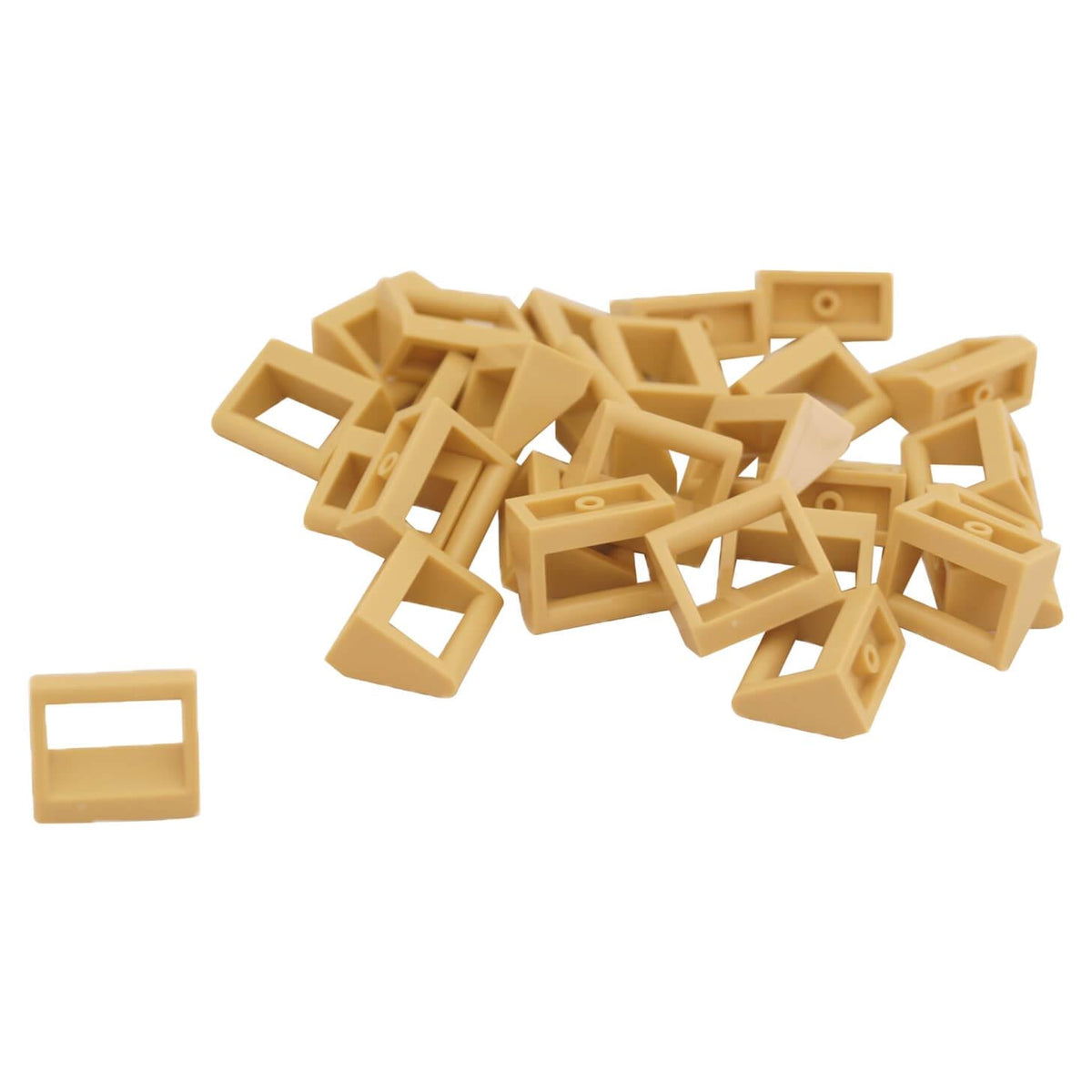 Tan Tile, Modified 1 x 2 with Bar Handle (2432)
