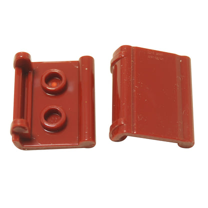 Minifigure Utensil Book Binding with 2 Studs in dark red – LEGO® part 24324, book cover element used for minifigure accessories
