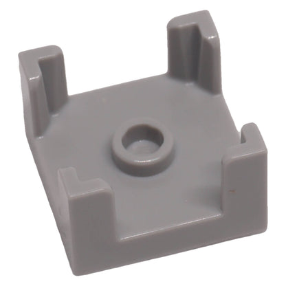 LEGO® 3131 Container Box 2 x 2 x 1 Half in Light Bluish Gray - open interior view