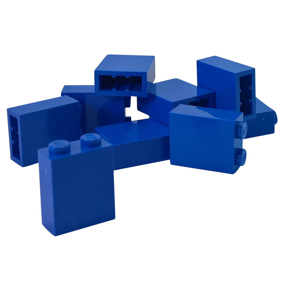 LEGO® 3245c Brick 1 x 2 x 2 with Inside Stud Holder - Blue