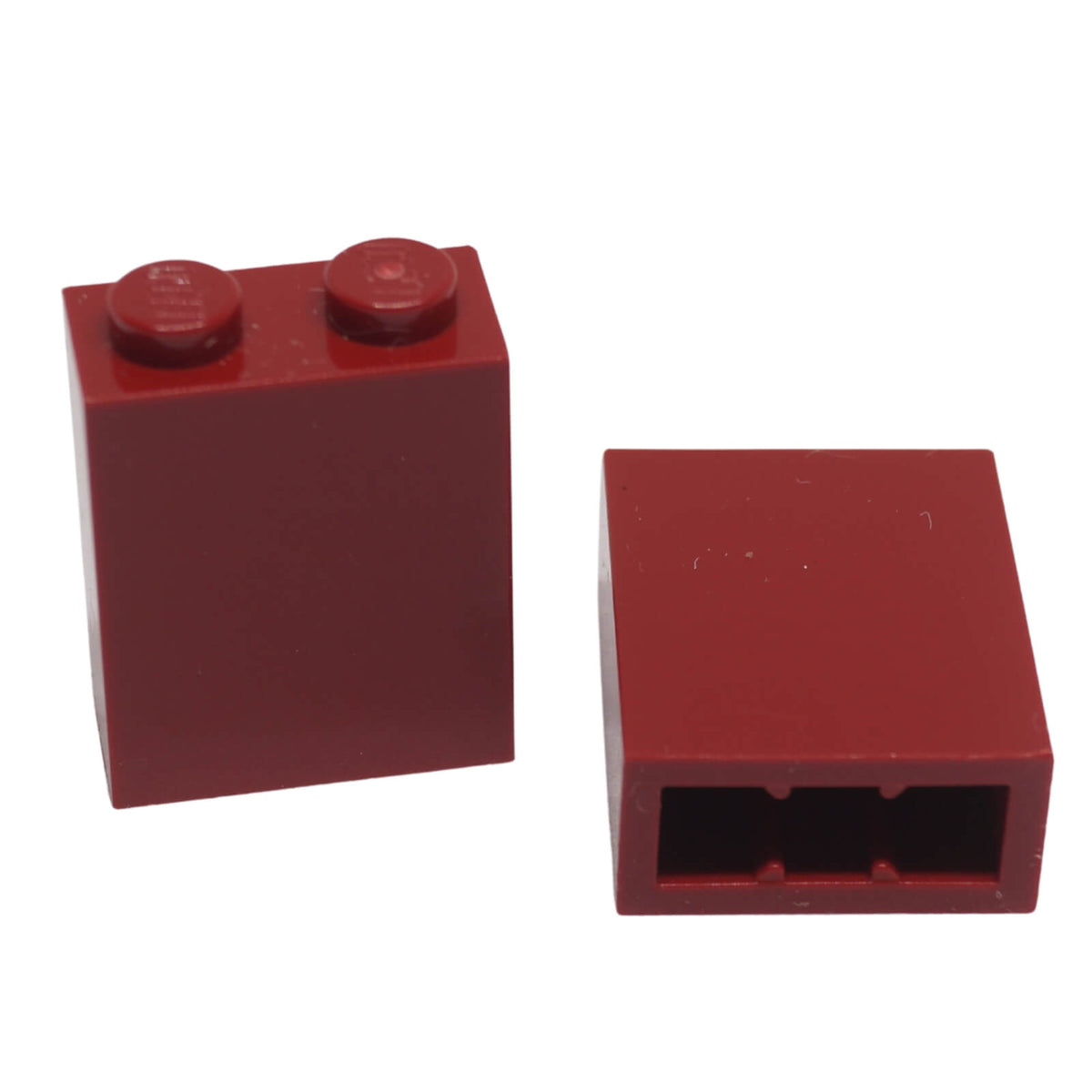 LEGO® 3245c Brick 1 x 2 x 2 with Inside Stud Holder - Dark Red