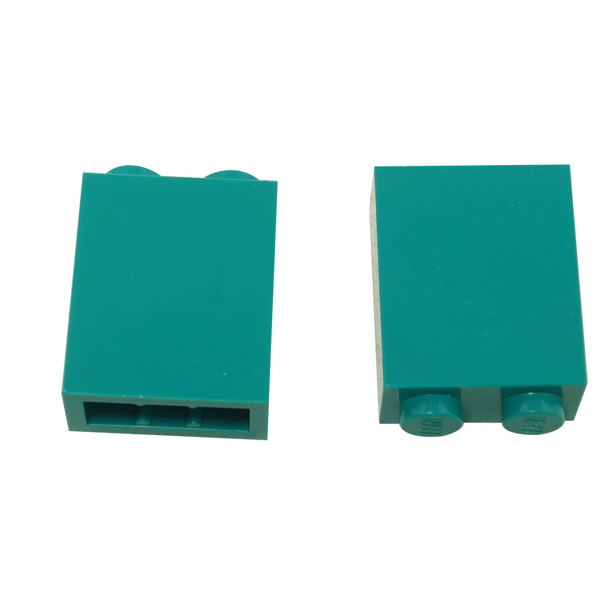 LEGO® 3245c Brick 1 x 2 x 2 with Inside Stud Holder - Dark Turquoise
