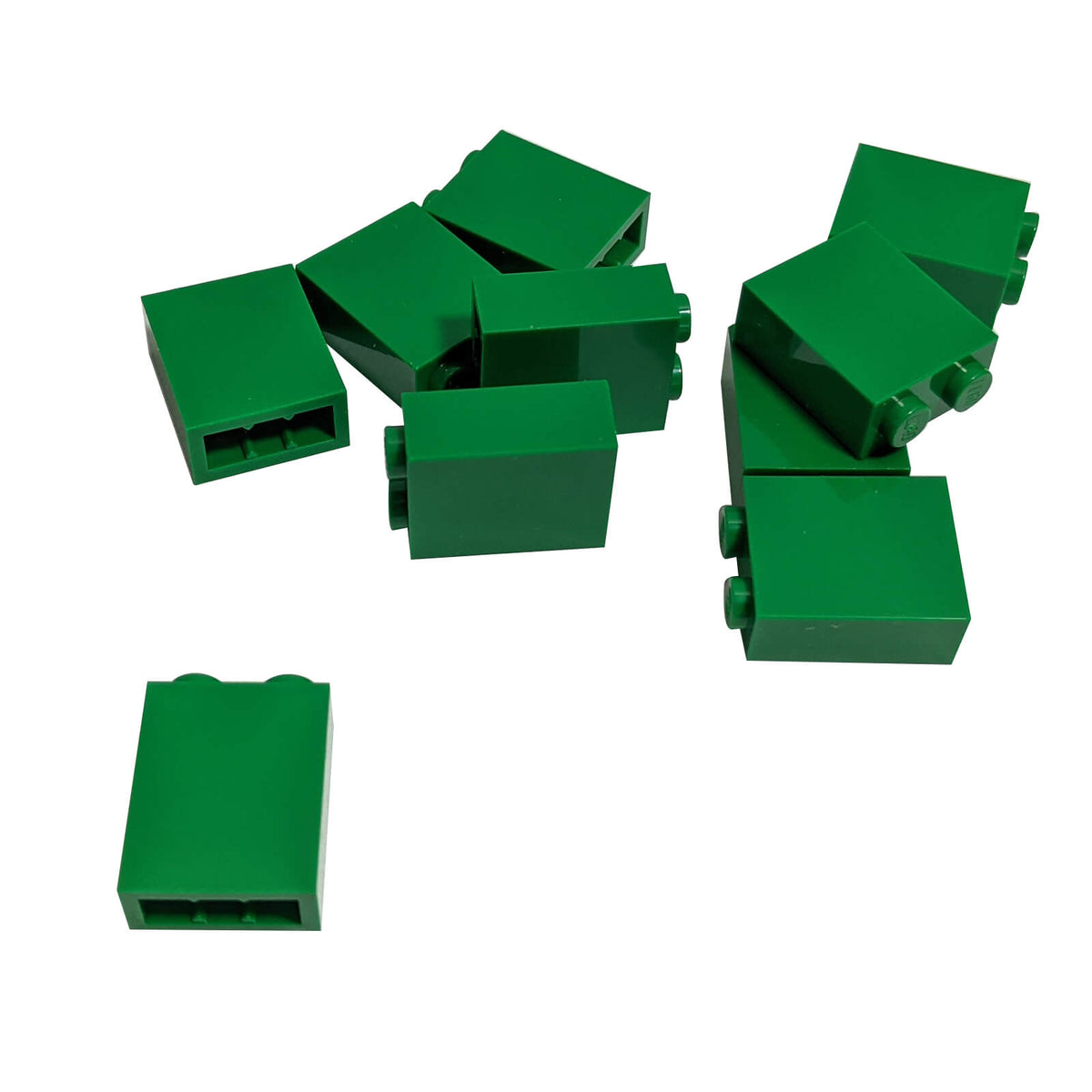 LEGO® 3245c Brick 1 x 2 x 2 with Inside Stud Holder - Green