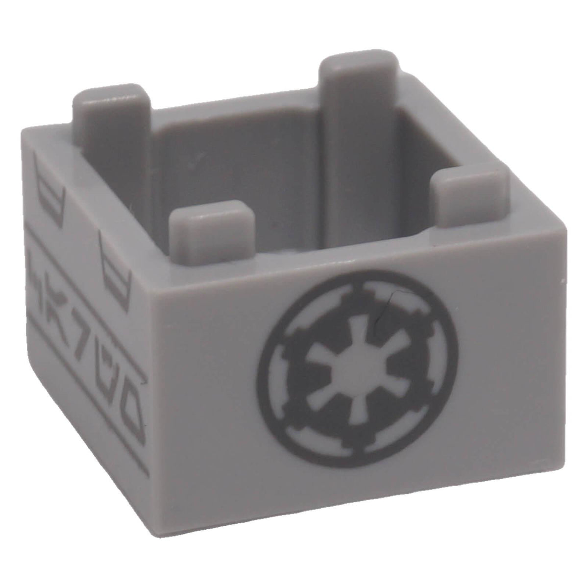 LEGO® 35700pb05 Star Wars™ cargo box with Imperial emblem side view