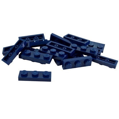Plate 1 x 3 in dark blue– LEGO® part 3623, classic 3-stud plate used for structural support and detailing
