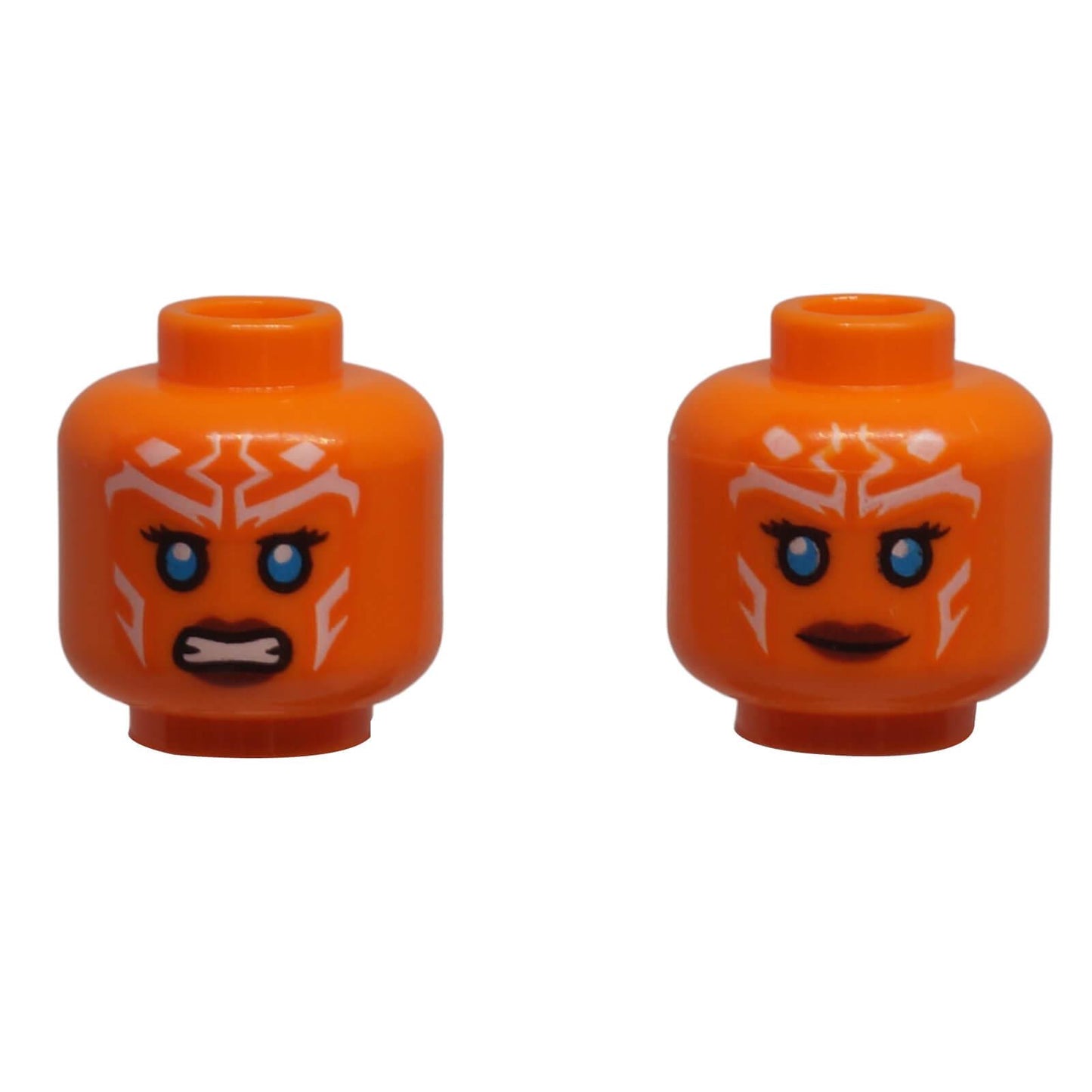 LEGO® Alien Head 3626pb3477 dual-sided printed head with facial markings
