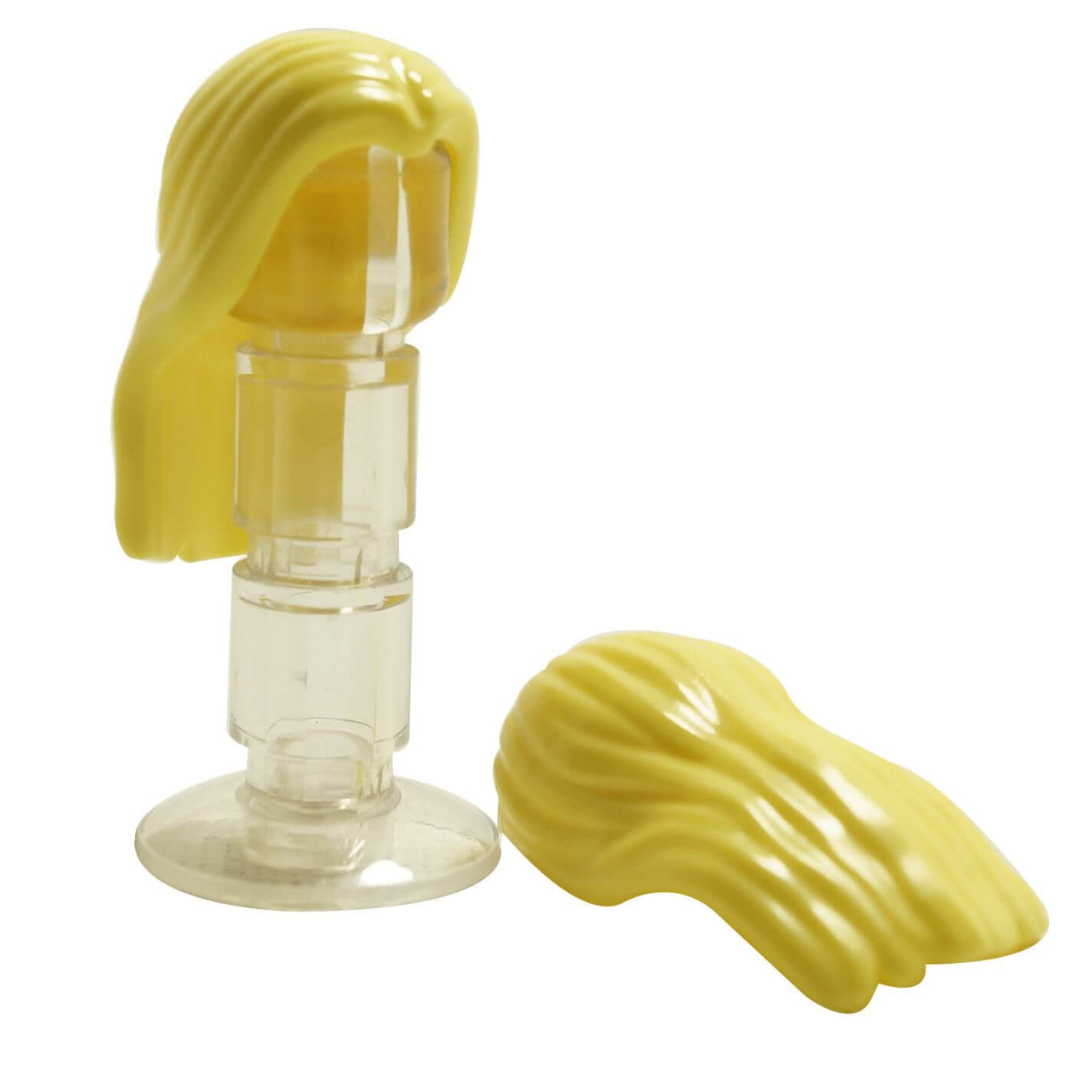 LEGO® Minifigure Hair Part 36806 Long Parted Center Bright Yellow