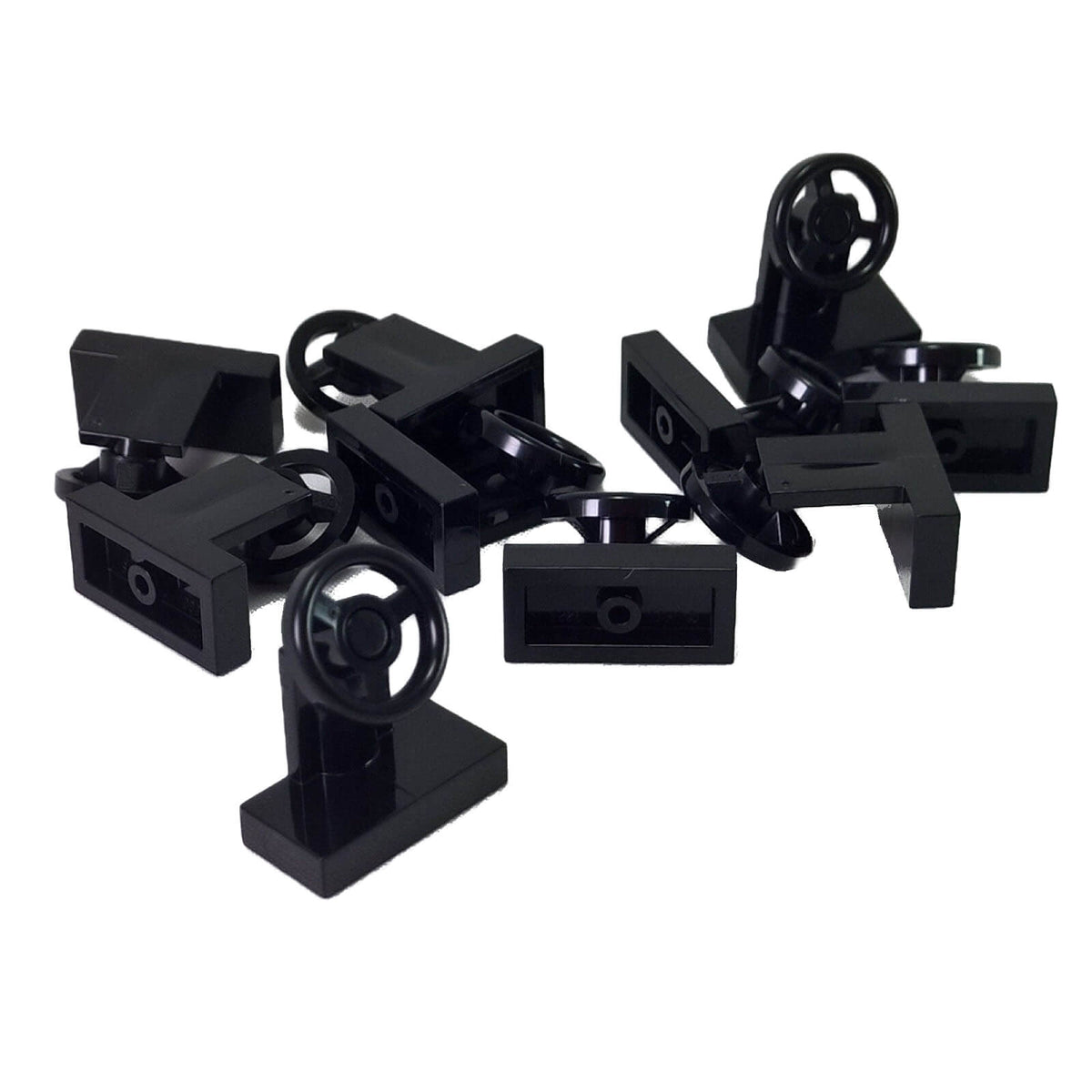 LEGO® Vehicle Steering Stand 1 x 2 with Black Steering Wheel 3829c01 – Black