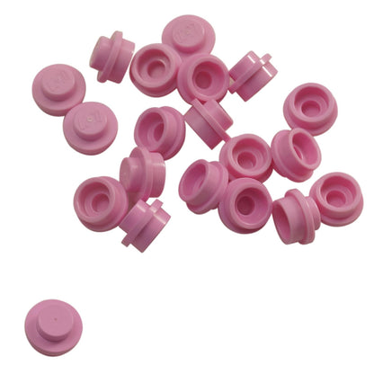 Placa redonda 1 x 1 en rosa brillante – LEGO® parte 4073, pequeño perno redondo utilizado para detalles y puntos de conexión
