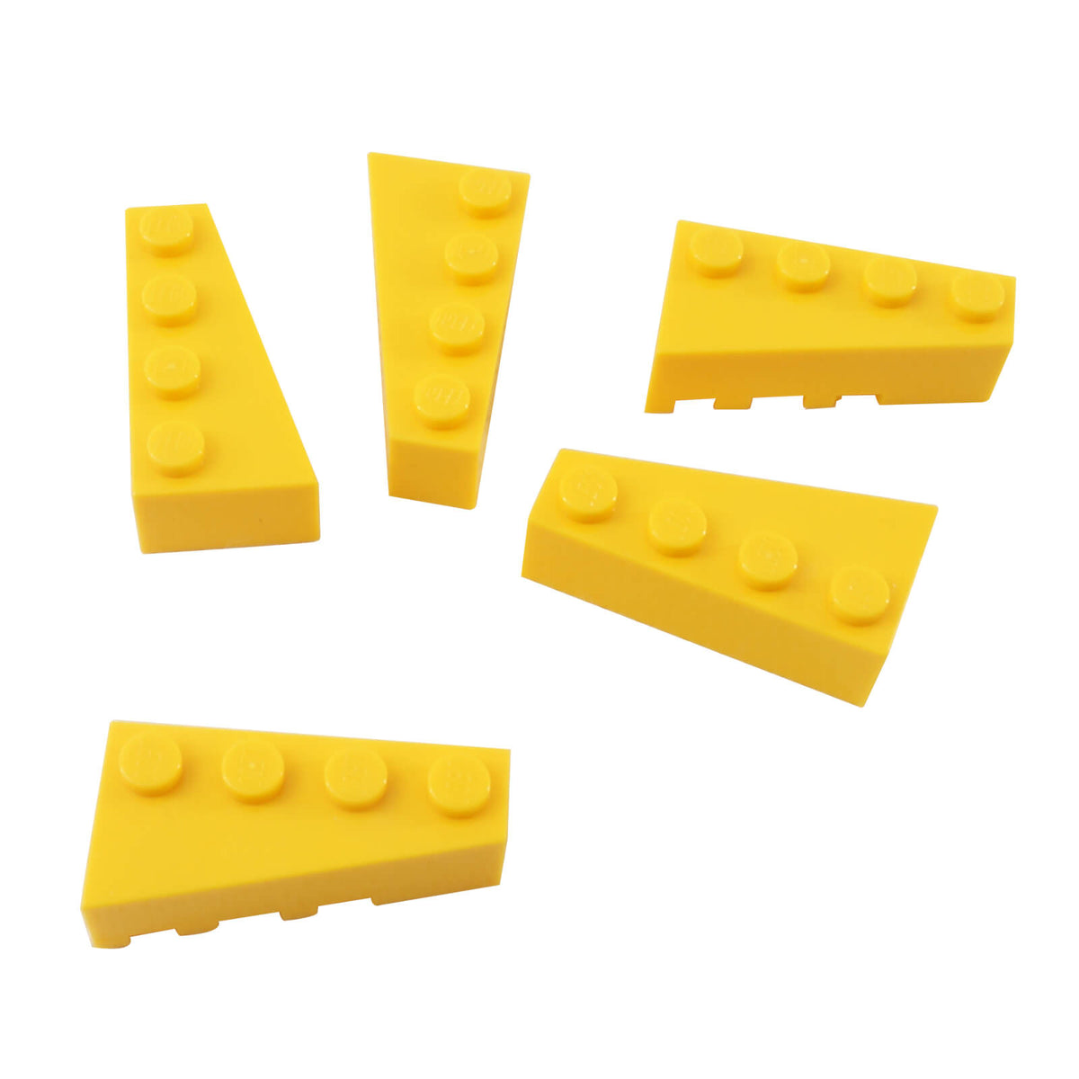 Shop LEGO® Part 41767 Wedge 4 x 2 Right in multiple colours. Ideal for angled vehicle bodywork, spacecraft, aircraft and custom LEGO® builds.Yellow