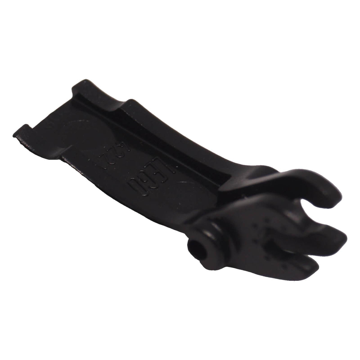 LEGO® 4221 black Arm Grab Jaw Technic part angled view
