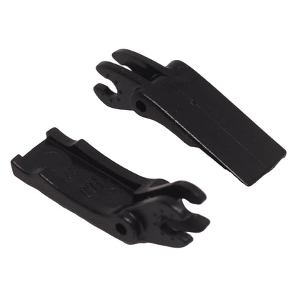 LEGO® 4221 black Arm Grab Jaw showing inside and hinge connection