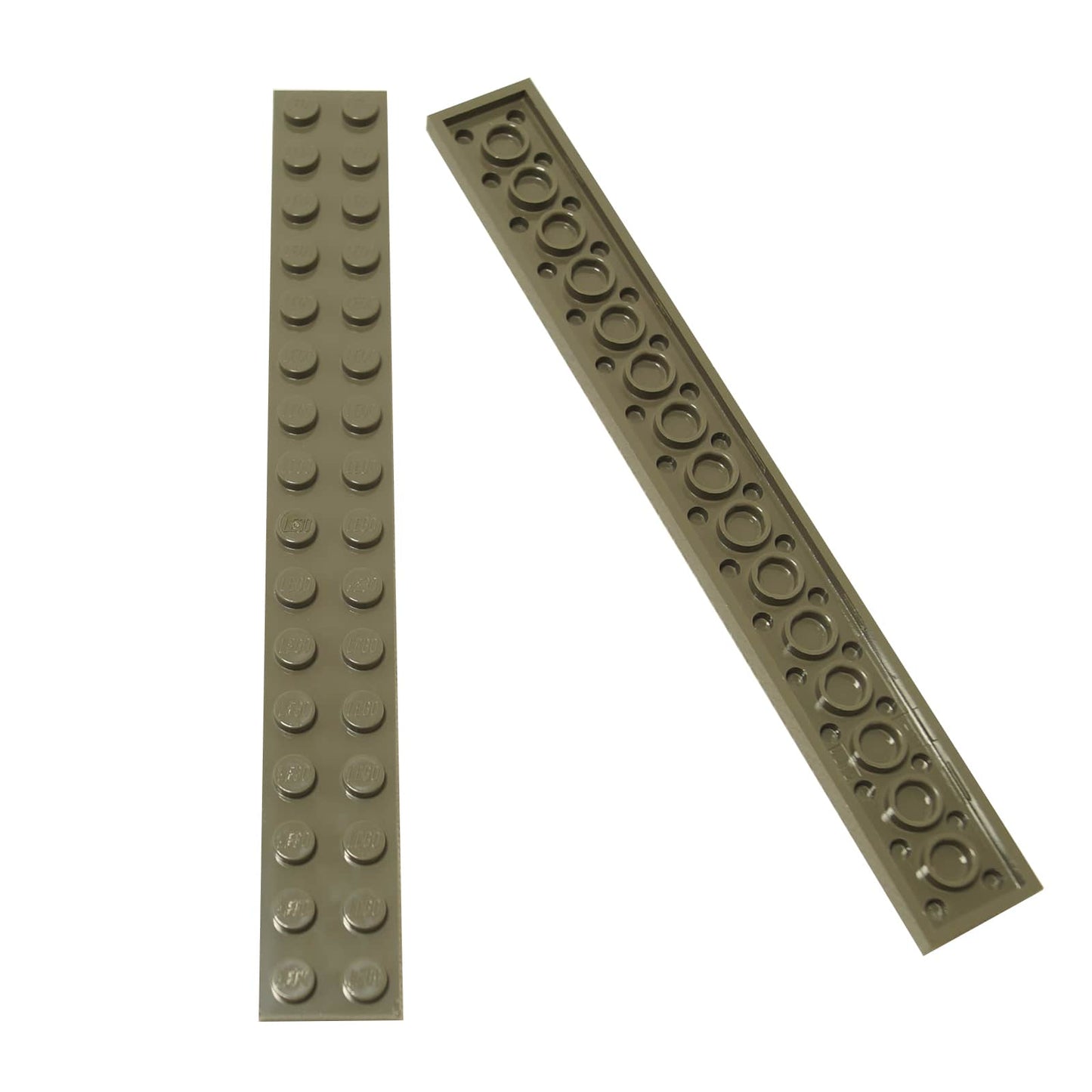 Plate 2 x 16 in dark gray – LEGO® part 4282, long structural plate used for reinforcement and large builds
