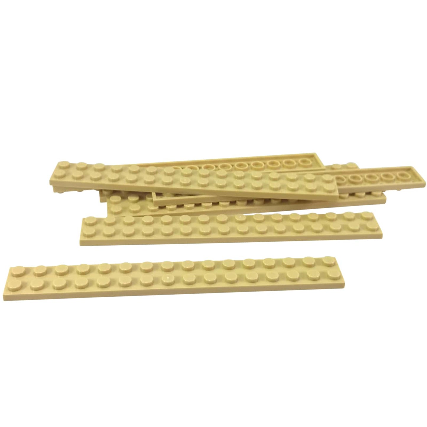 Plate 2 x 16 in tan – LEGO® part 4282, long structural plate used for reinforcement and large builds
