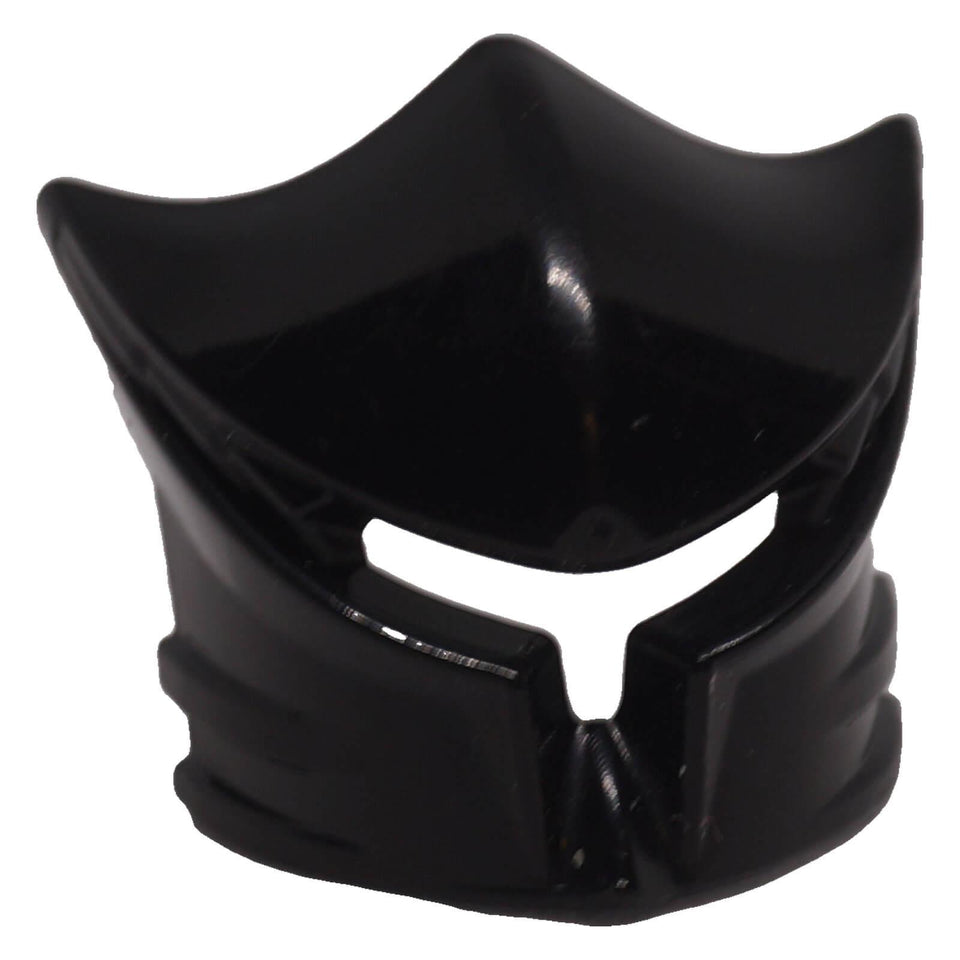 Black LEGO® 48489 Vladek minifigure visor front angled view