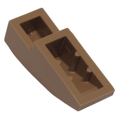 LEGO® 50950 curved slope 3 x 1 in dark tan, underside view