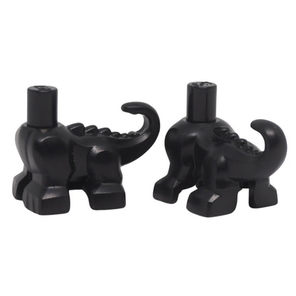 LEGO® 5098 black DREAMZzz Grimspawn Cat body shown from two angles