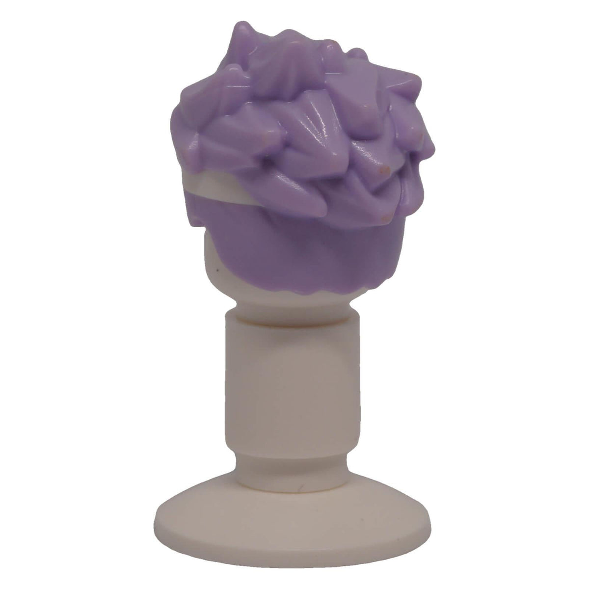 LEGO® 56298pb01 lavender spiked minifigure hair with goggles back view