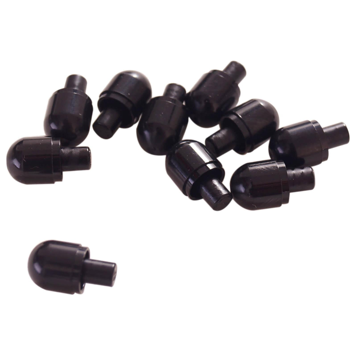 LEGO® 58176 BIONICLE Barraki Eye bar with light cover in Black, lot of 10