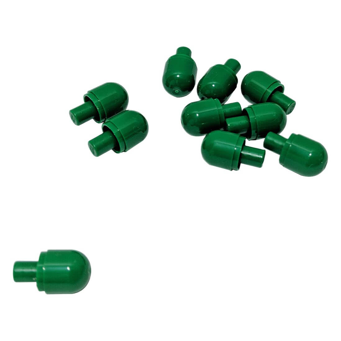 LEGO® 58176 BIONICLE Barraki Eye bar with light cover in Green, lot of 10