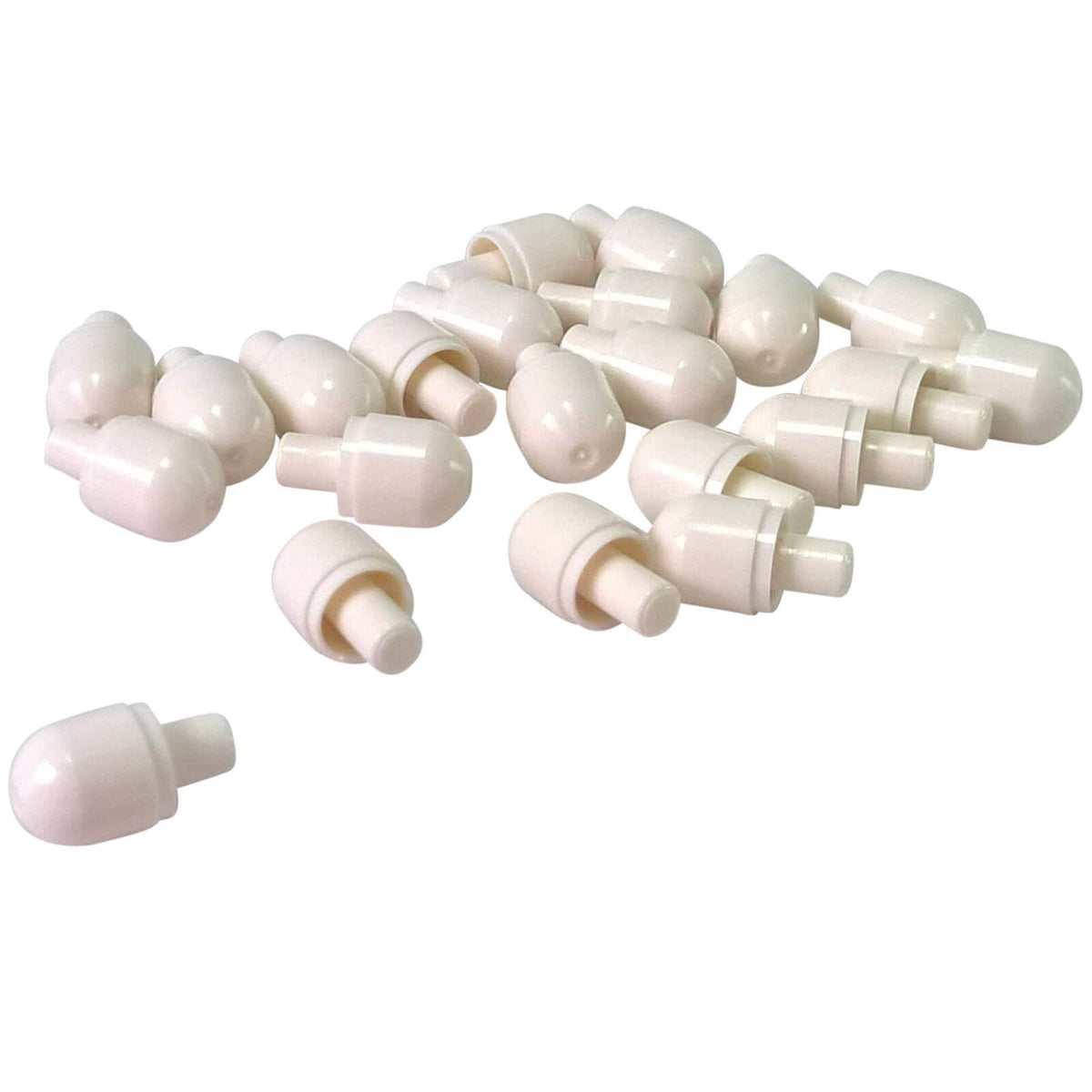 LEGO® 58176 BIONICLE Barraki Eye bar with light cover in White, lot of 20