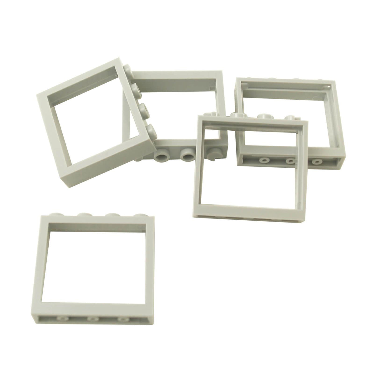LEGO® 60594 light bluish gray 1 x 4 x 3 window frame without shutter tabs
