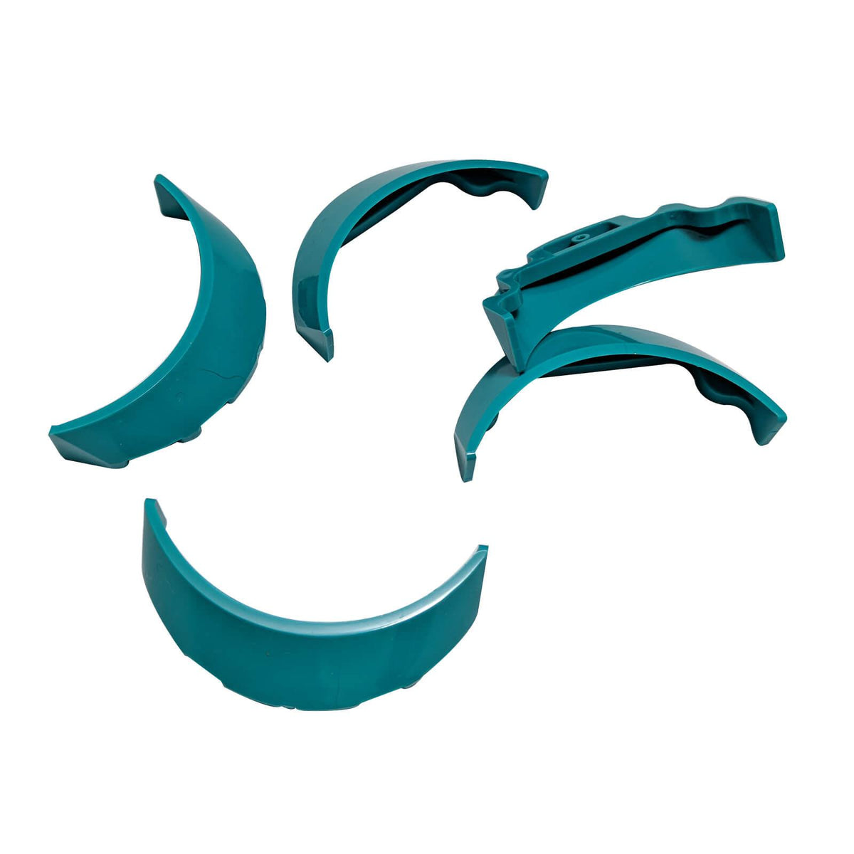 LEGO 62360 curved windscreen in Dark Turquoise, lot of 5 pieces