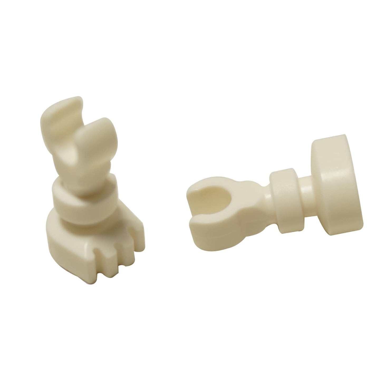 Skeleton Leg in white – LEGO® part 6266, articulated bone-style leg element used for skeleton minifigures
