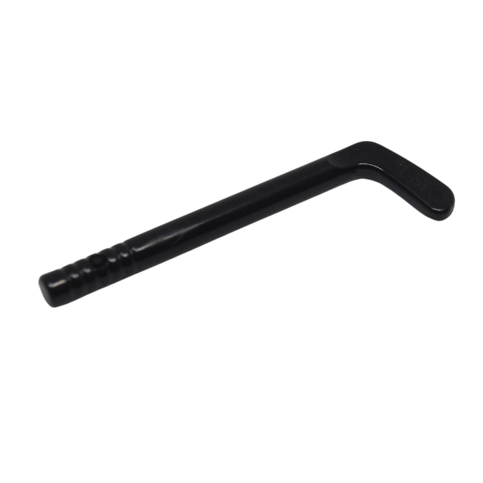 LEGO® 64000 black minifigure hockey stick with round shaft and angled blade