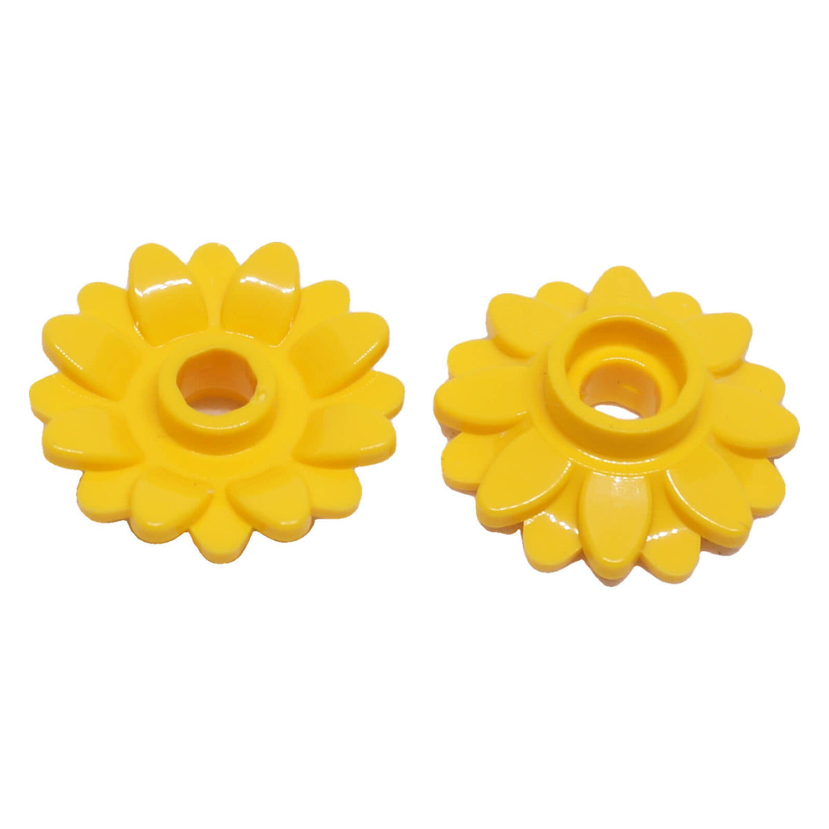 Yellow LEGO® 6901 Flower 2 x 2 Round with 16 Petals