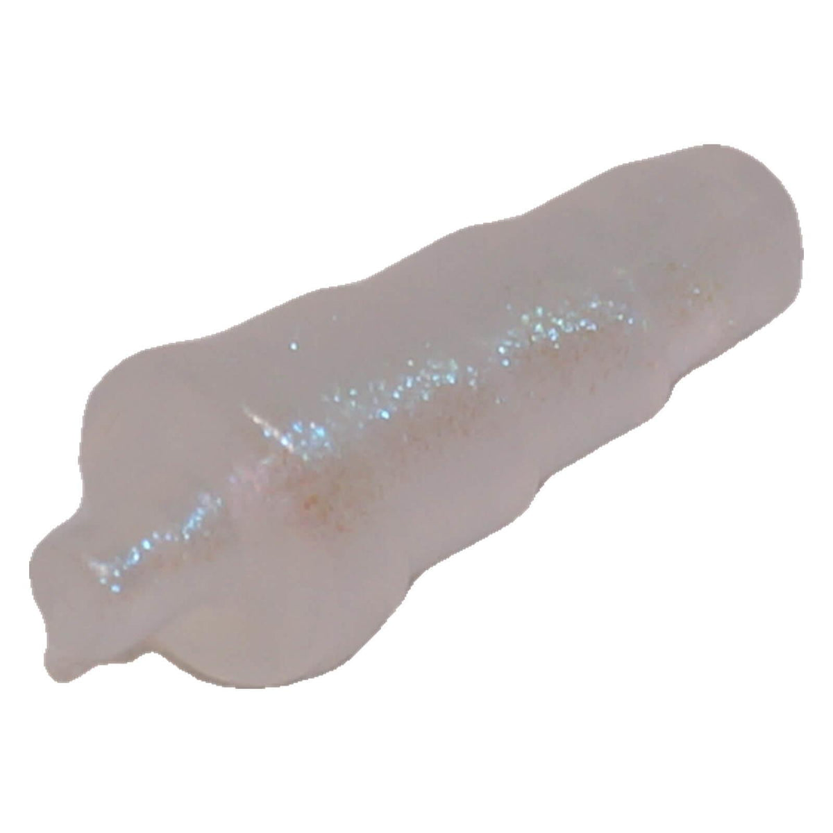 Trans-clear LEGO® 7199 spiral unicorn horn with small pin