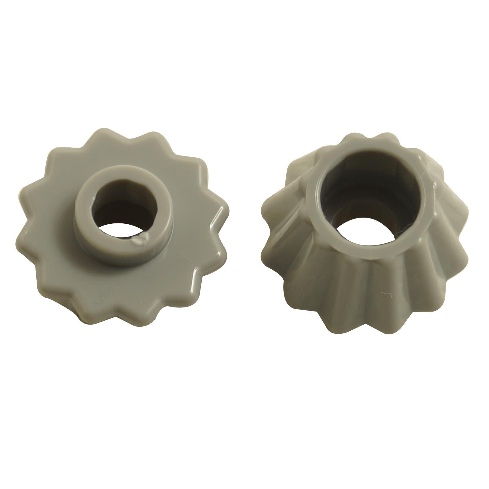 LEGO Minifigure Utensil Cupcake Liner Flat Top part 79743, fluted mould shown from above and angled side view on white background