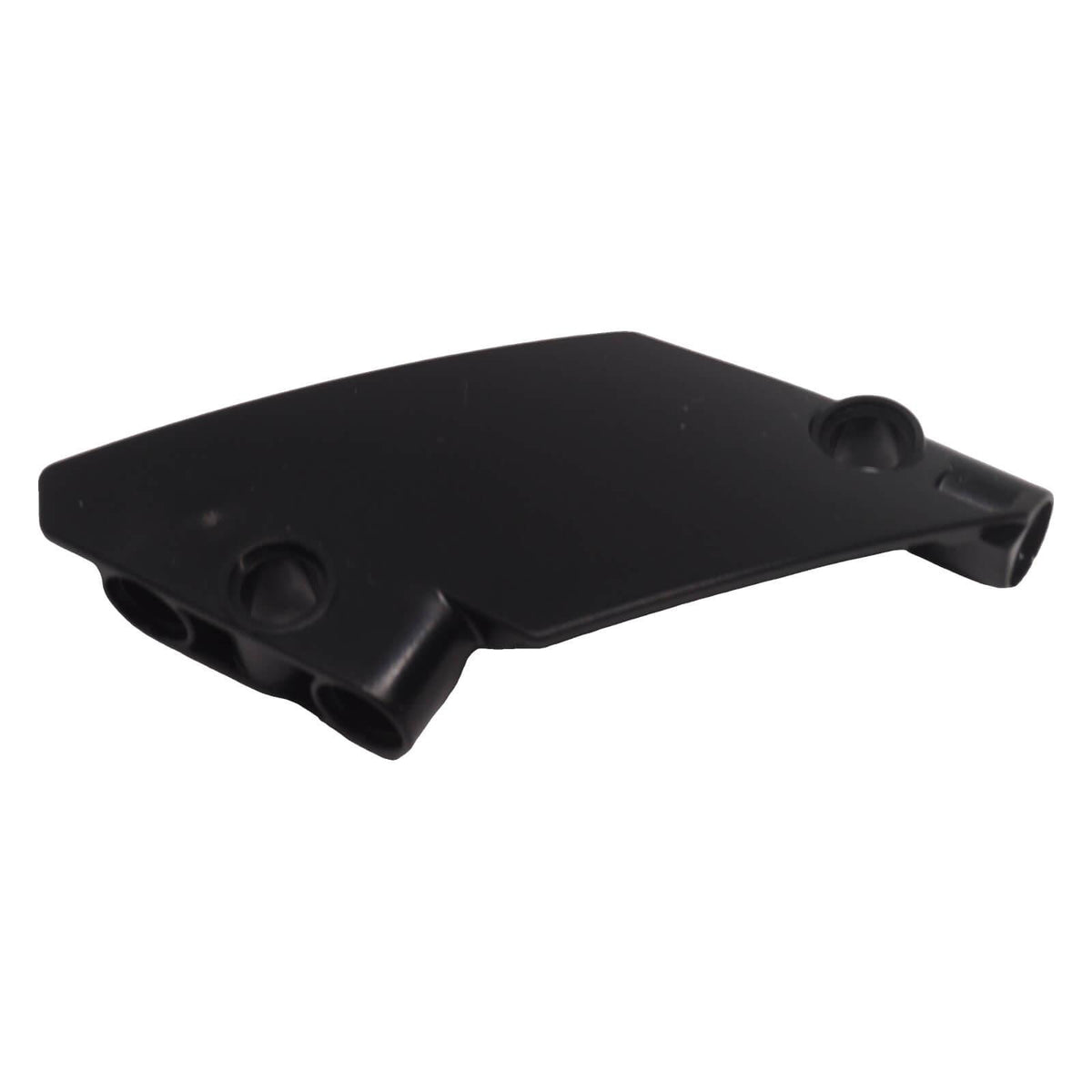 LEGO® 80268 black Technic Curved Panel #61 5 x 7 Tapered Right angled view