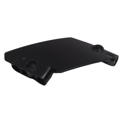 LEGO® 80268 black Technic Curved Panel #61 5 x 7 Tapered Right angled view