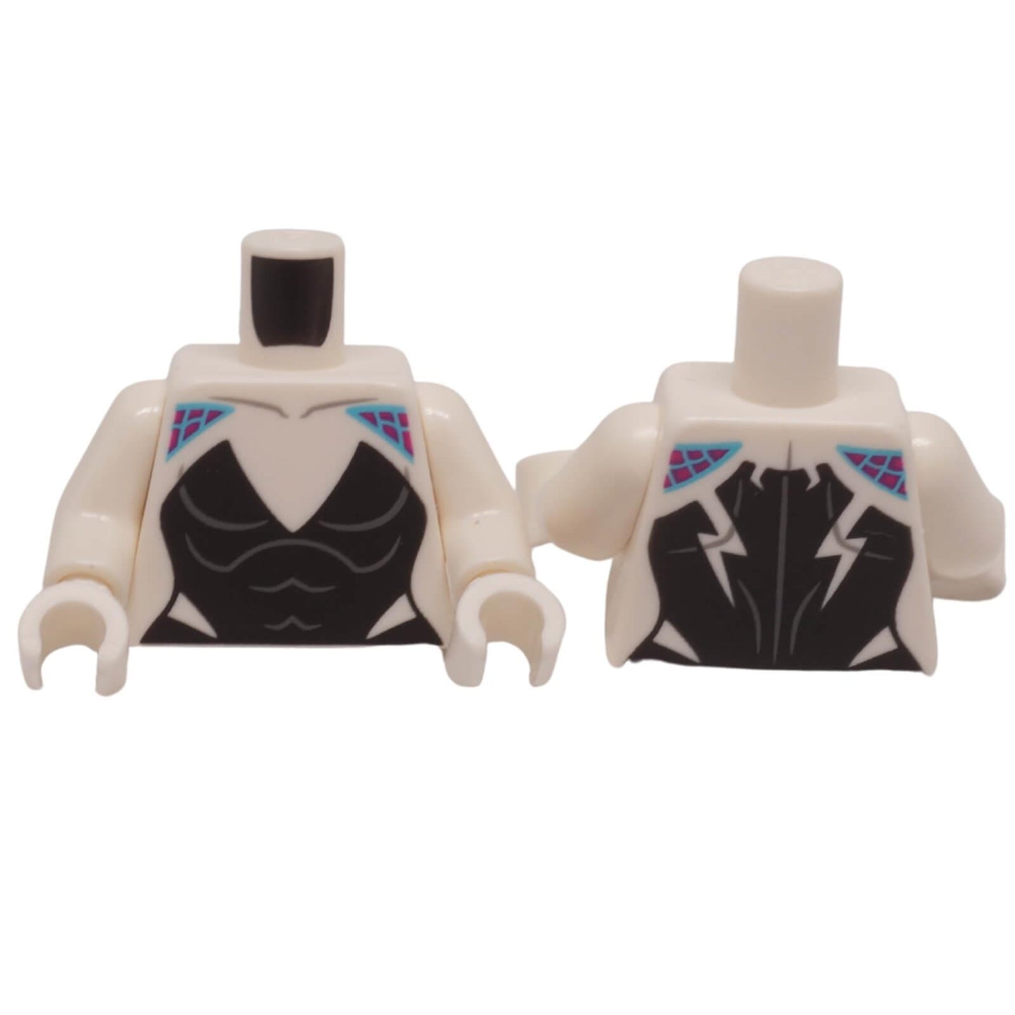 LEGO® Female Torso 973pb3474c01 with black bodysuit and web pattern