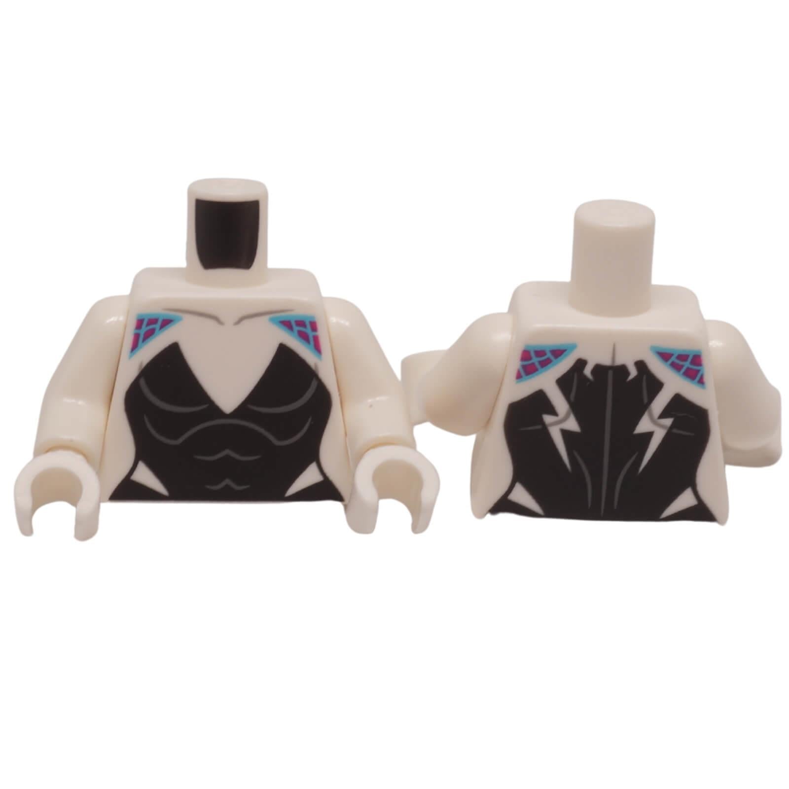 LEGO® Female Torso 973pb3474c01 with black bodysuit and web pattern